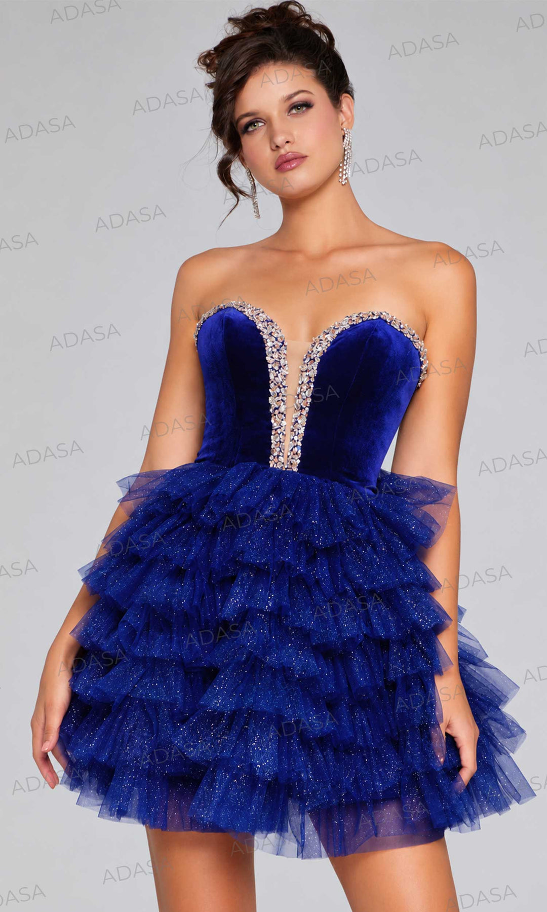 Jovani 40352 - Bejeweled Sweetheart Cocktail Dress