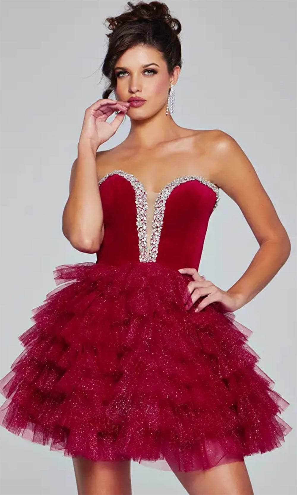 Jovani 40352 - Bejeweled Sweetheart Cocktail Dress Special Occasion Dresses