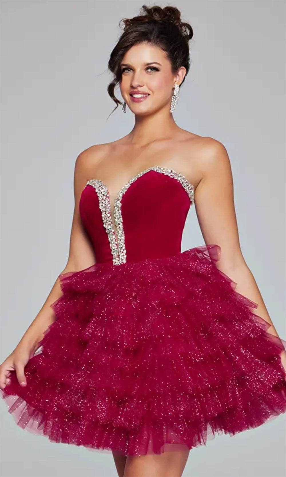 Jovani 40352 - Bejeweled Sweetheart Cocktail Dress Special Occasion Dresses