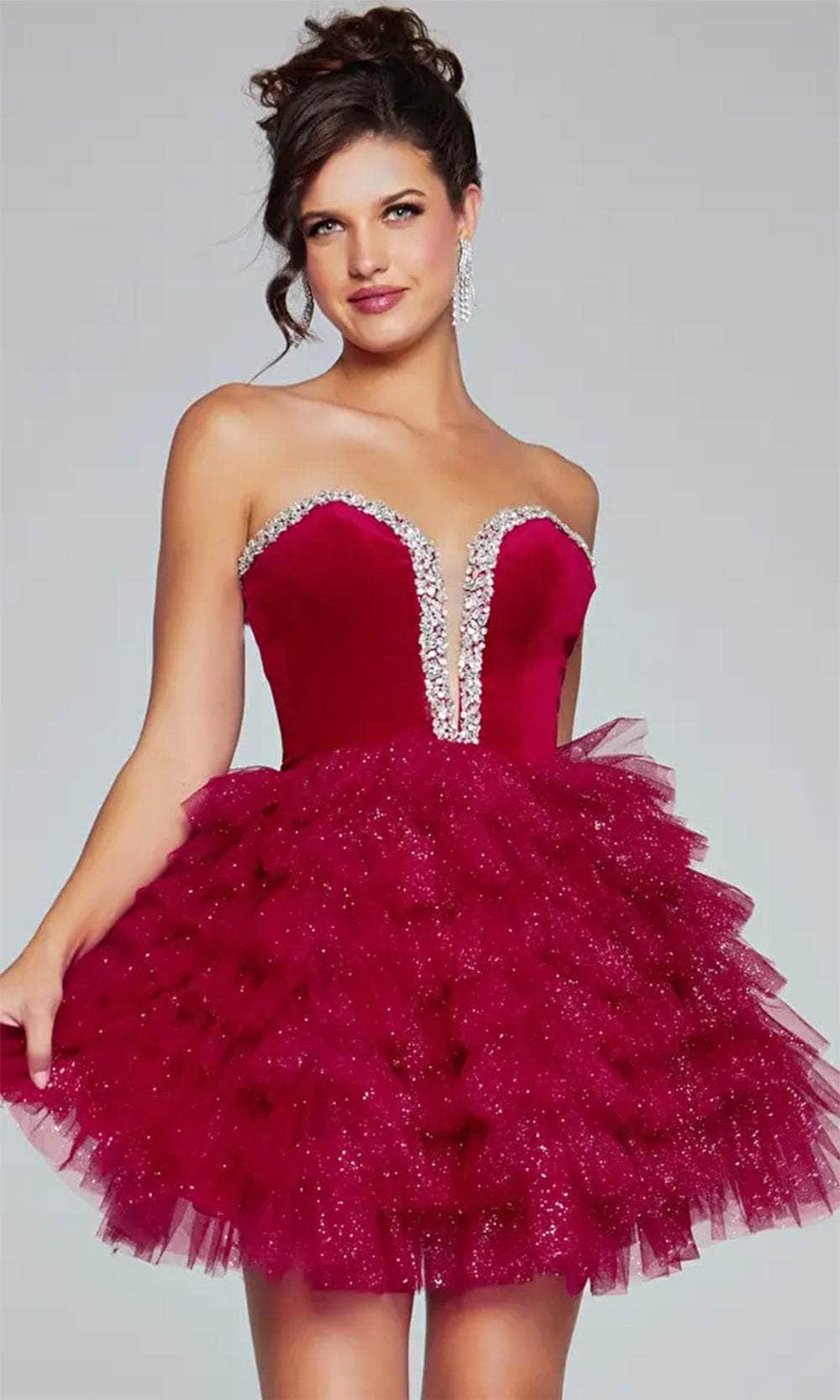 Jovani 40352 - Bejeweled Sweetheart Cocktail Dress Special Occasion Dresses