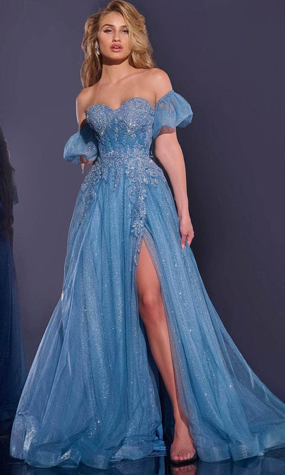 Jovani 40474 - Beaded Lace A-Line Prom Gown Prom Dresses