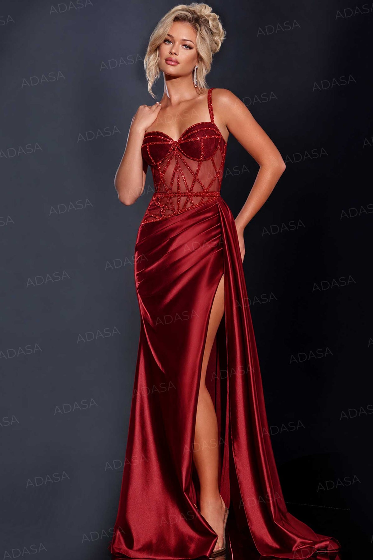 Jovani 40506 - Bejeweled Bodice Prom Dress