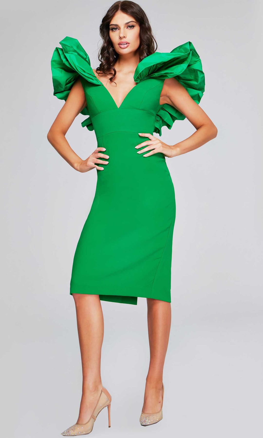 Jovani 40662 - Oversized Ruffle Cocktail Dress