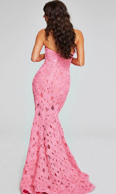 Jovani 40744 - Strapless Lace Evening Gown Special Occasion Dresses