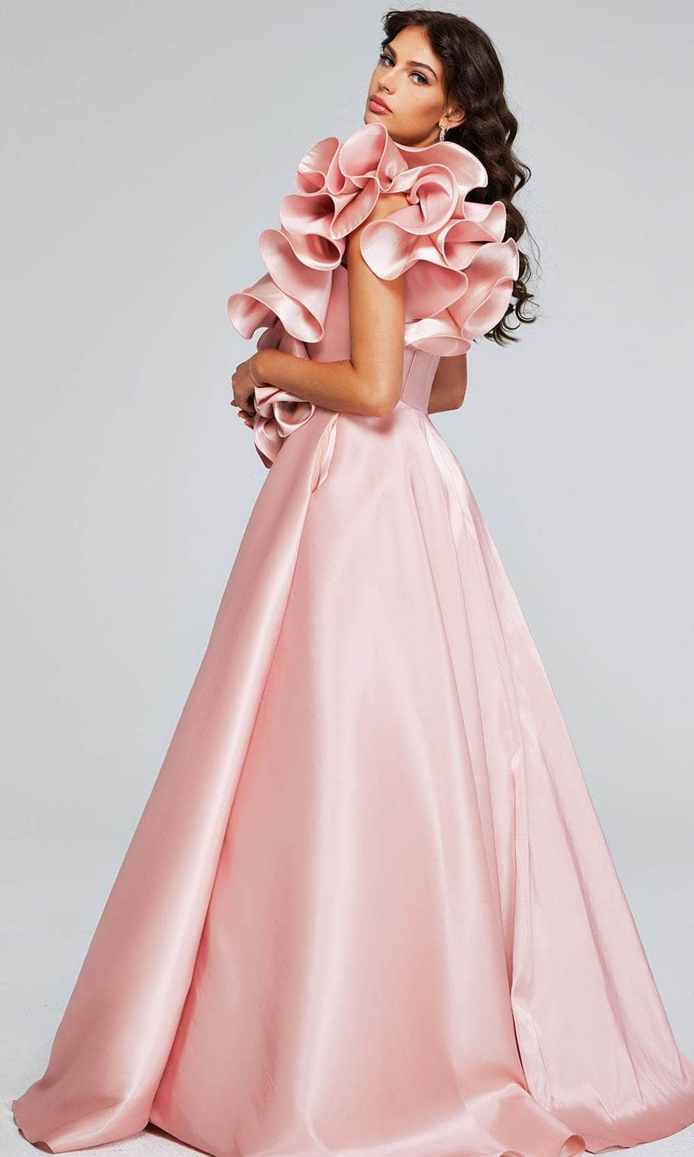 oversized ruffle dress Long Ruffle Tulle Tee Dress