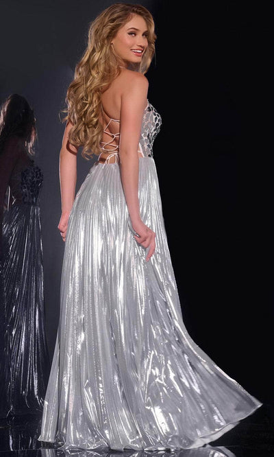 Jovani 41117 - Glass Detailed Prom Dress Prom Dresses