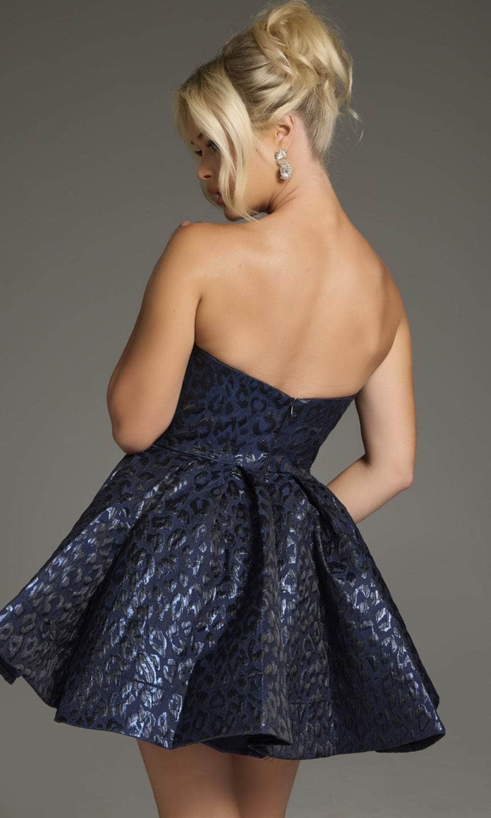 Jovani 42135 - Strapless A-Line Cocktail Dress Special Occasion Dress