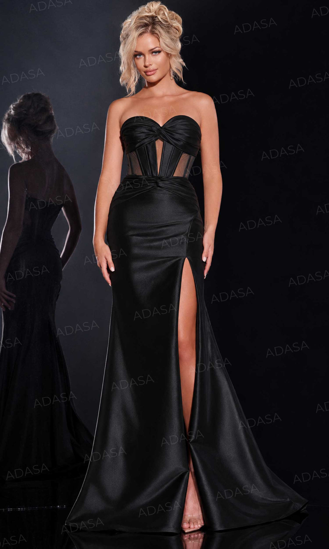 Jovani 42375 - Strapless Mermaid Prom Dress