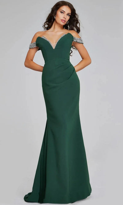 Jovani 42394 - Elegant Sheath Dress with Ruched Detail Prom Dresses