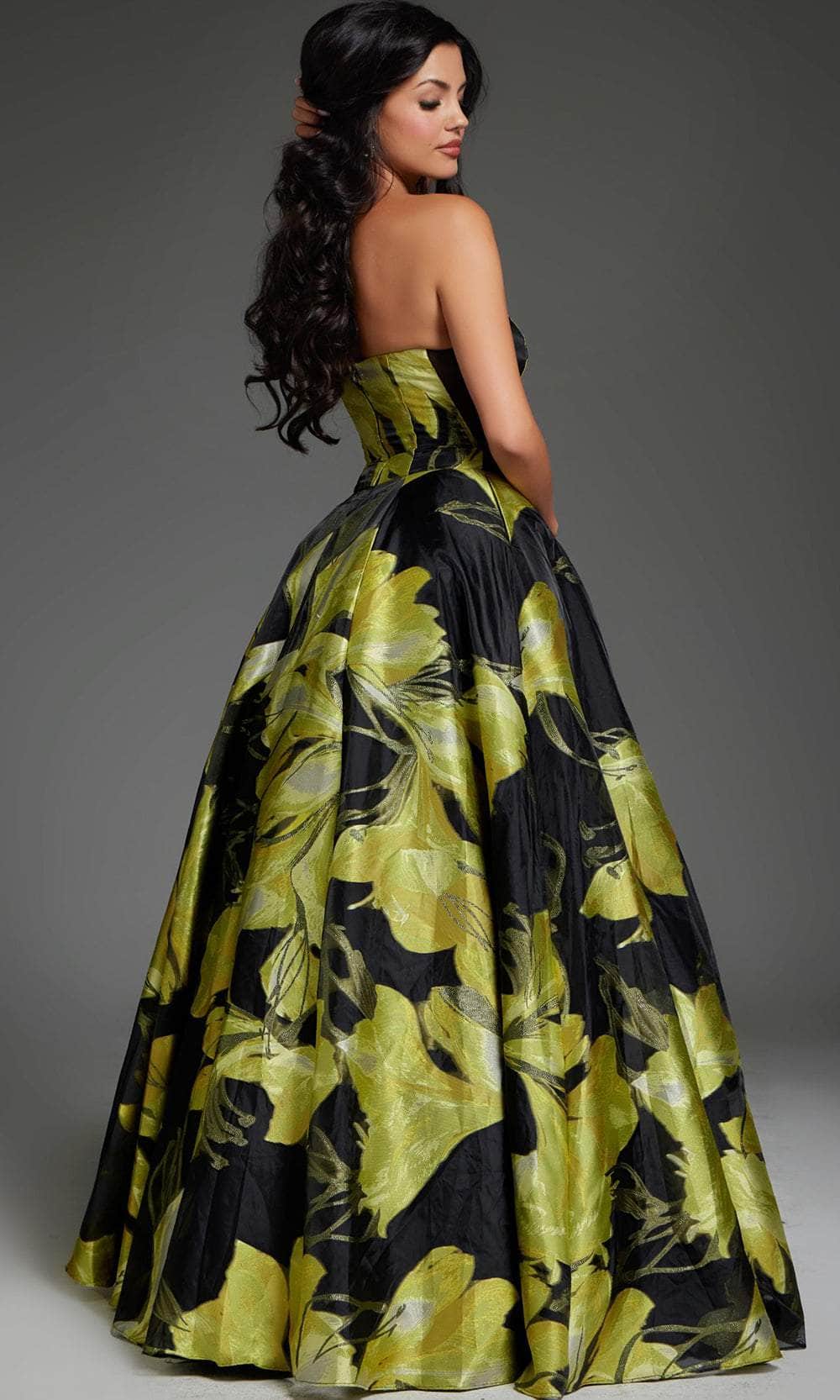 Jovani 42435 - Strapless A-Line Prom Gown Formal Gowns