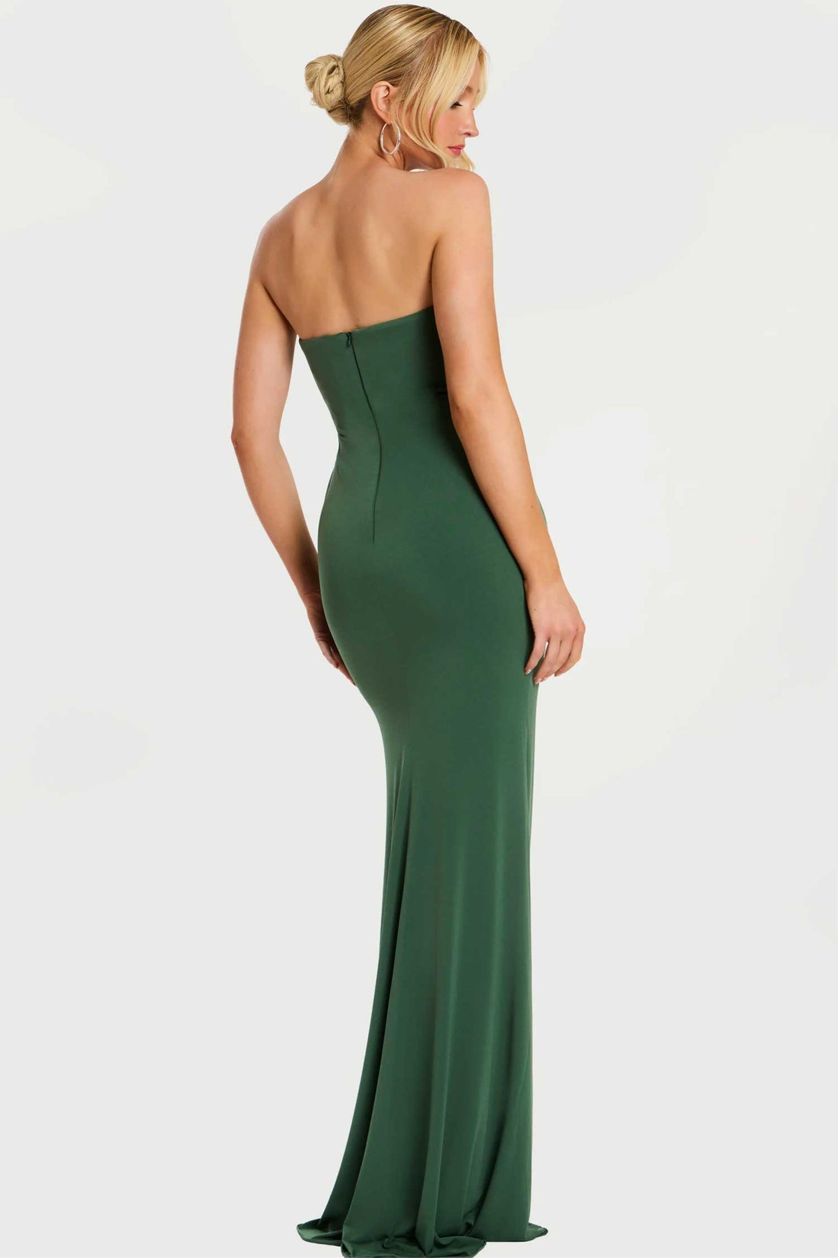 Jovani 42988 - Long Strapless Gown with Ruched Detail