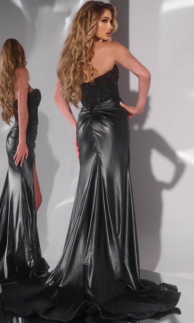 Jovani 43267 - Applique Detailed Prom Dress Prom Dresses