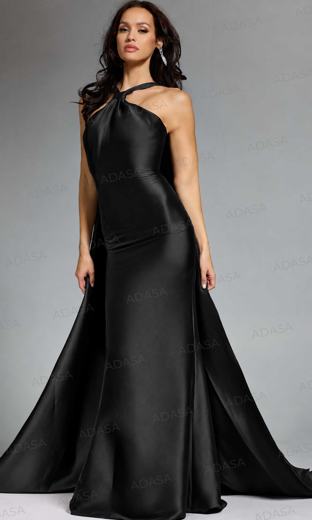 Jovani 43280 - Sleeveless Halter Mermaid Gown
