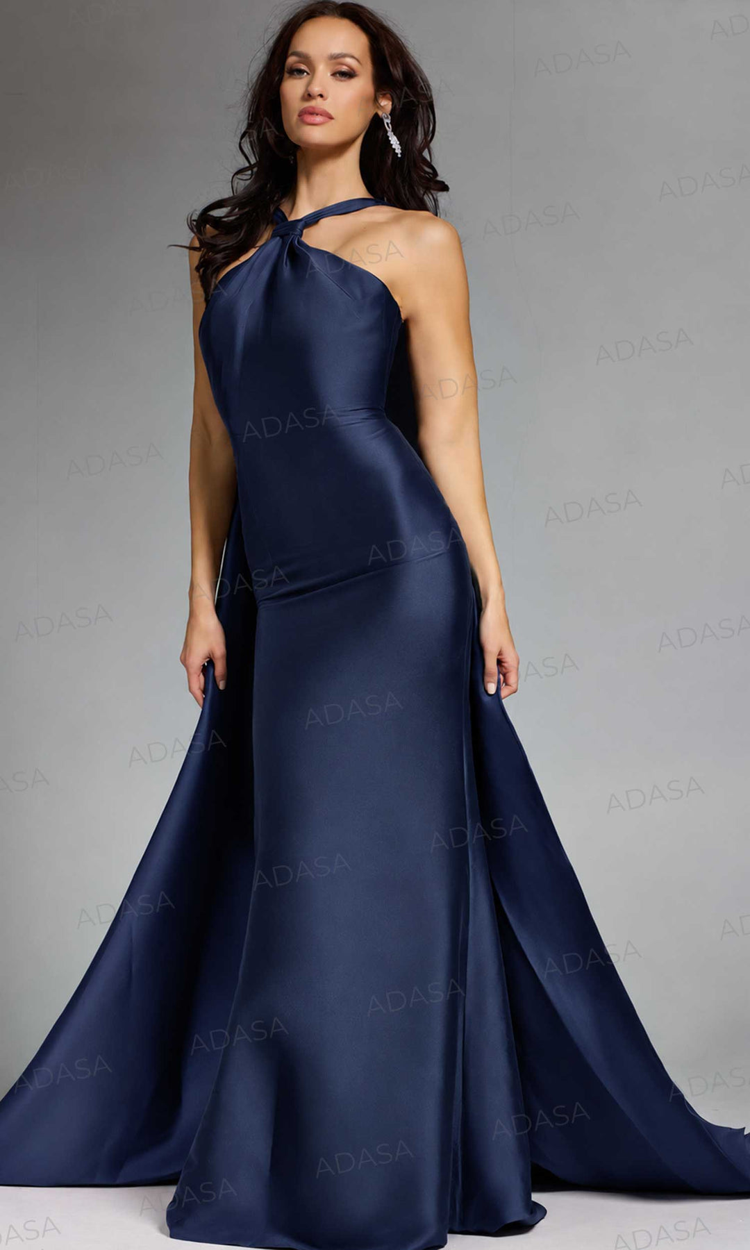Jovani 43280 - Sleeveless Halter Mermaid Gown