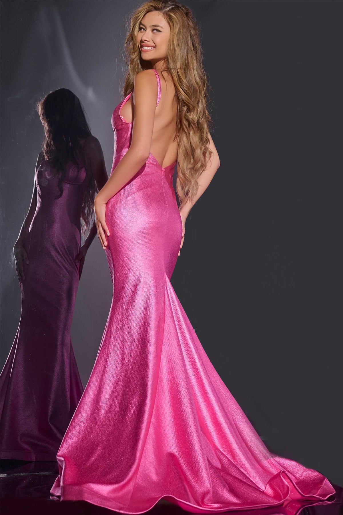 Jovani 43443 - Sleek Mermaid Prom Dress