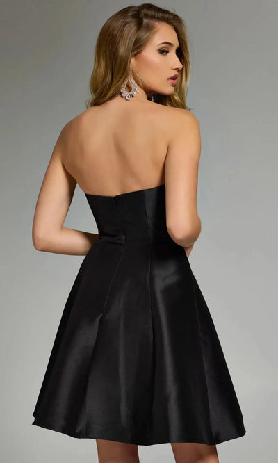 Jovani 43490 - Beaded Bow Sweetheart Party Dress Cocktail Dresses