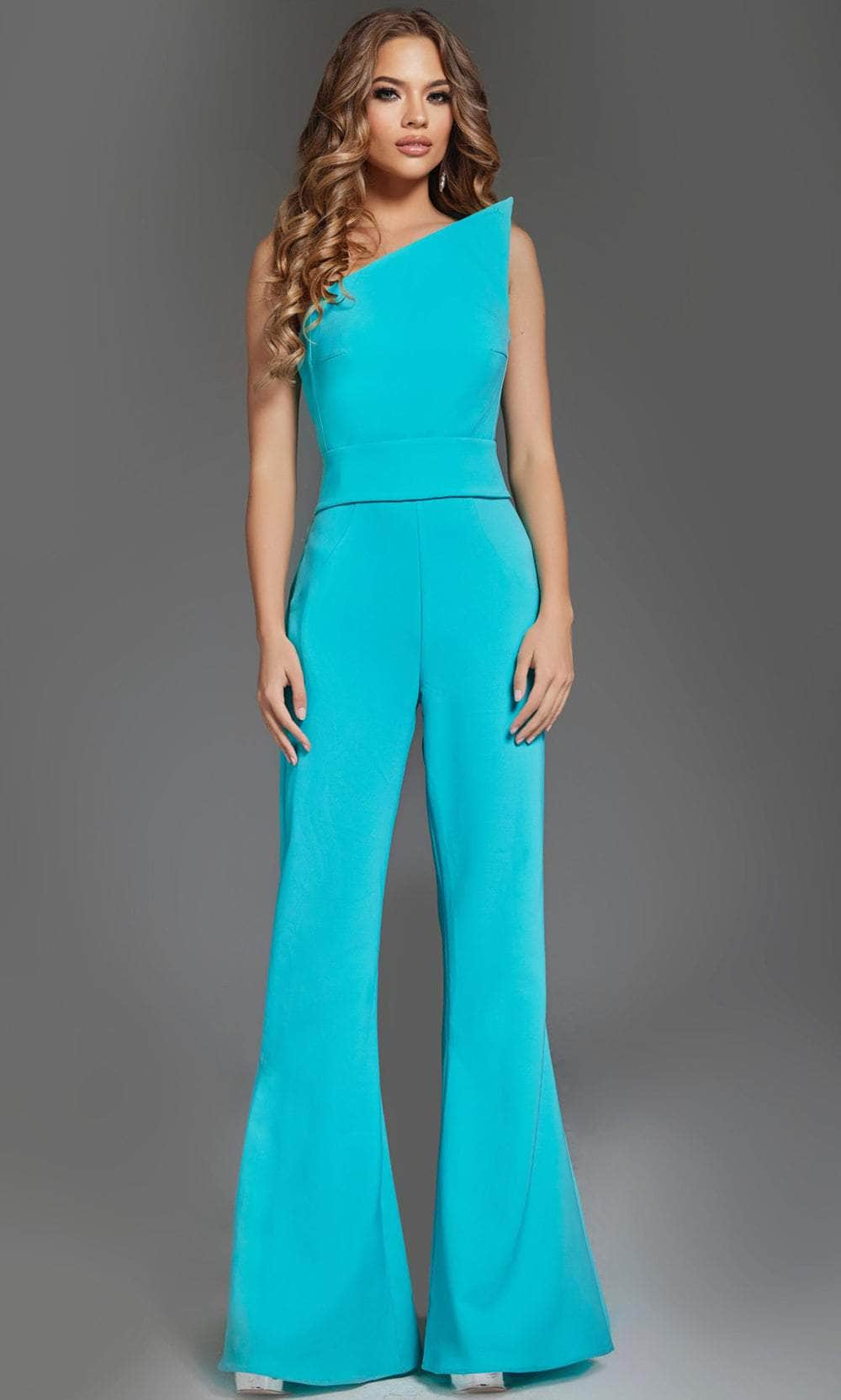 Jovani 43567 - Asymmetrical Jumpsuit Formal Pantsuits