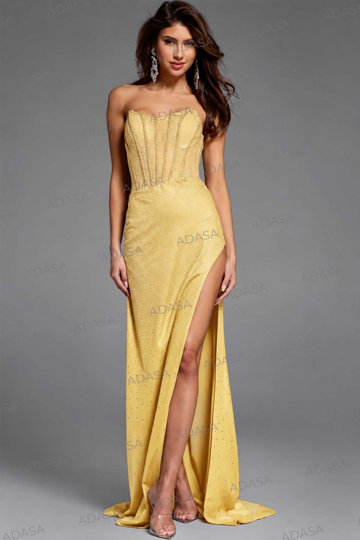 Jovani 43585 - Allover Ornate Prom Dress