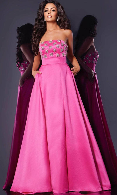 Jovani 43822 - Embellished A-Line Prom Gown Prom Dresses