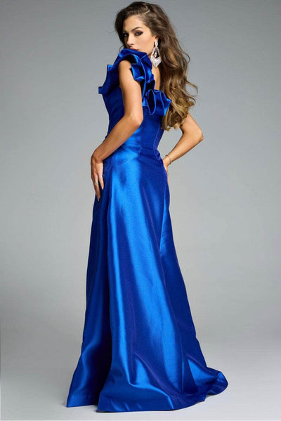 Jovani 44345 - Dramatic Ruffle A-Line Gown Evening Dresses