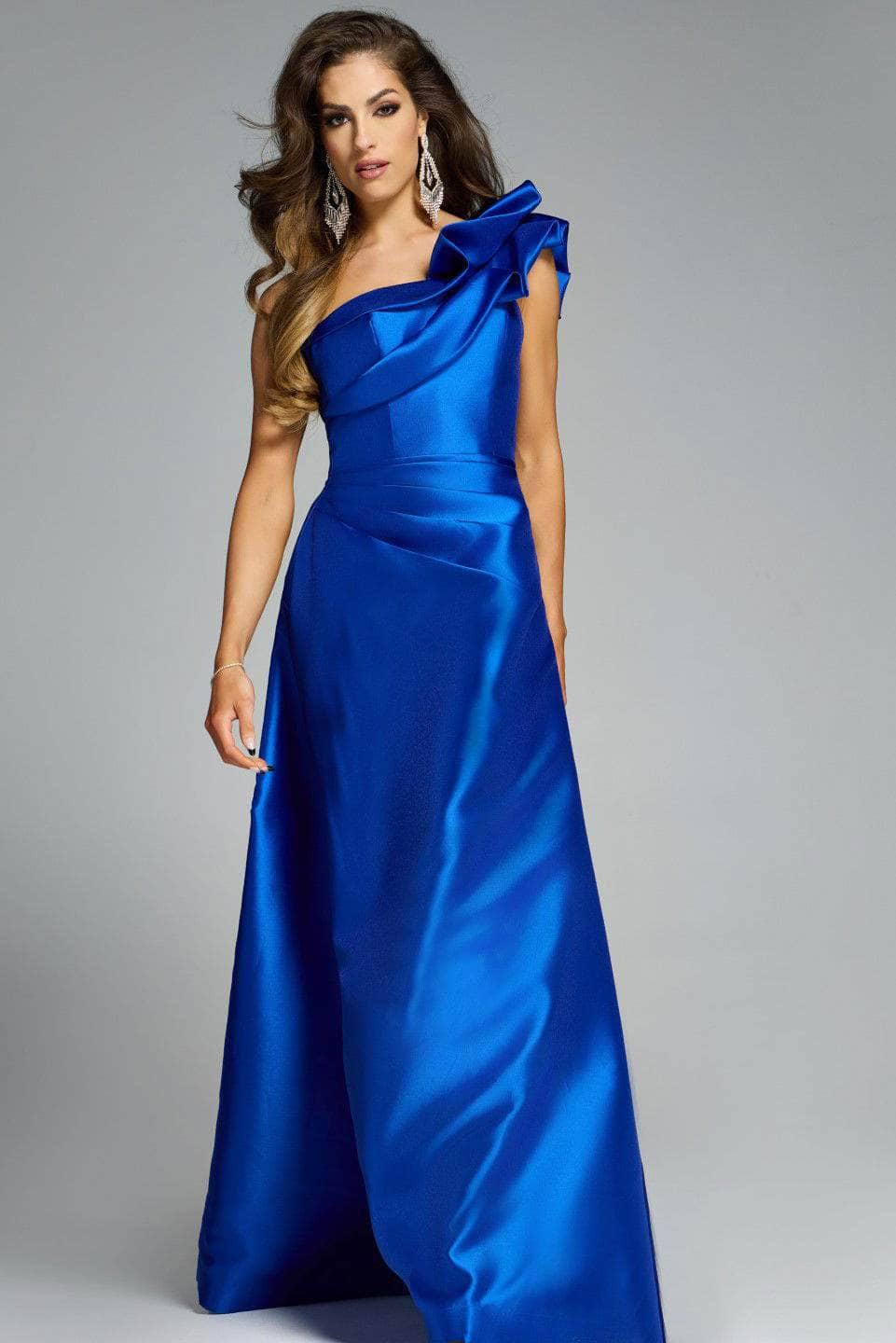 Jovani 44345 - Dramatic Ruffle A-Line Gown Evening Dresses
