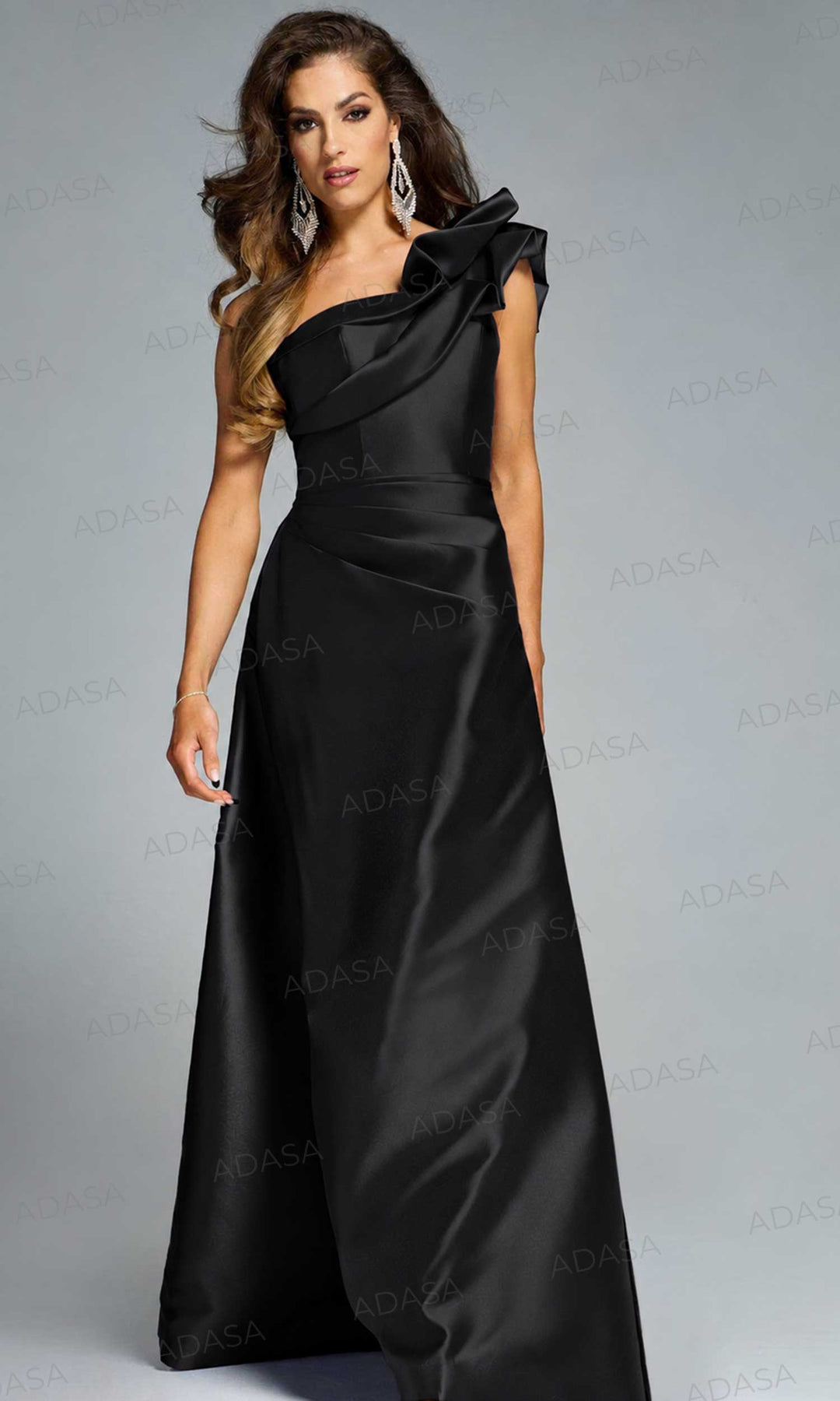 Jovani 44345 - Dramatic Ruffle A-Line Gown