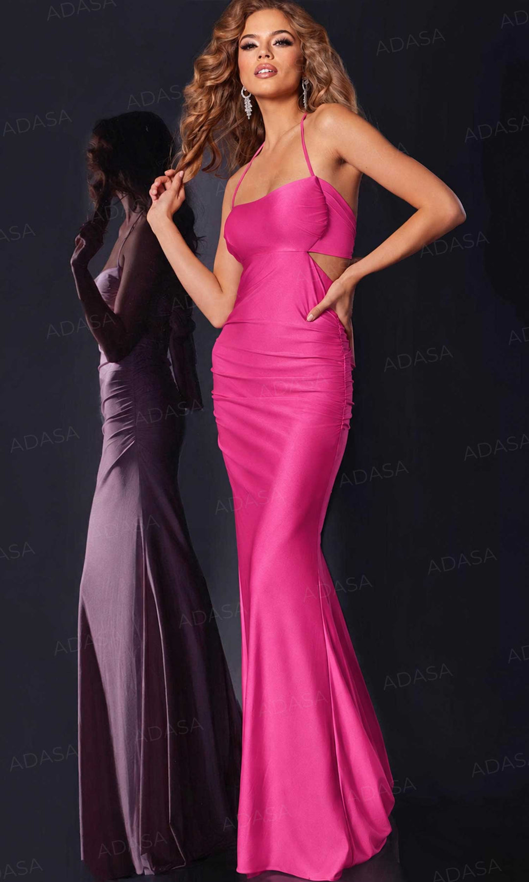 Jovani 44513 - Spaghetti Strap Sheath Prom Dress