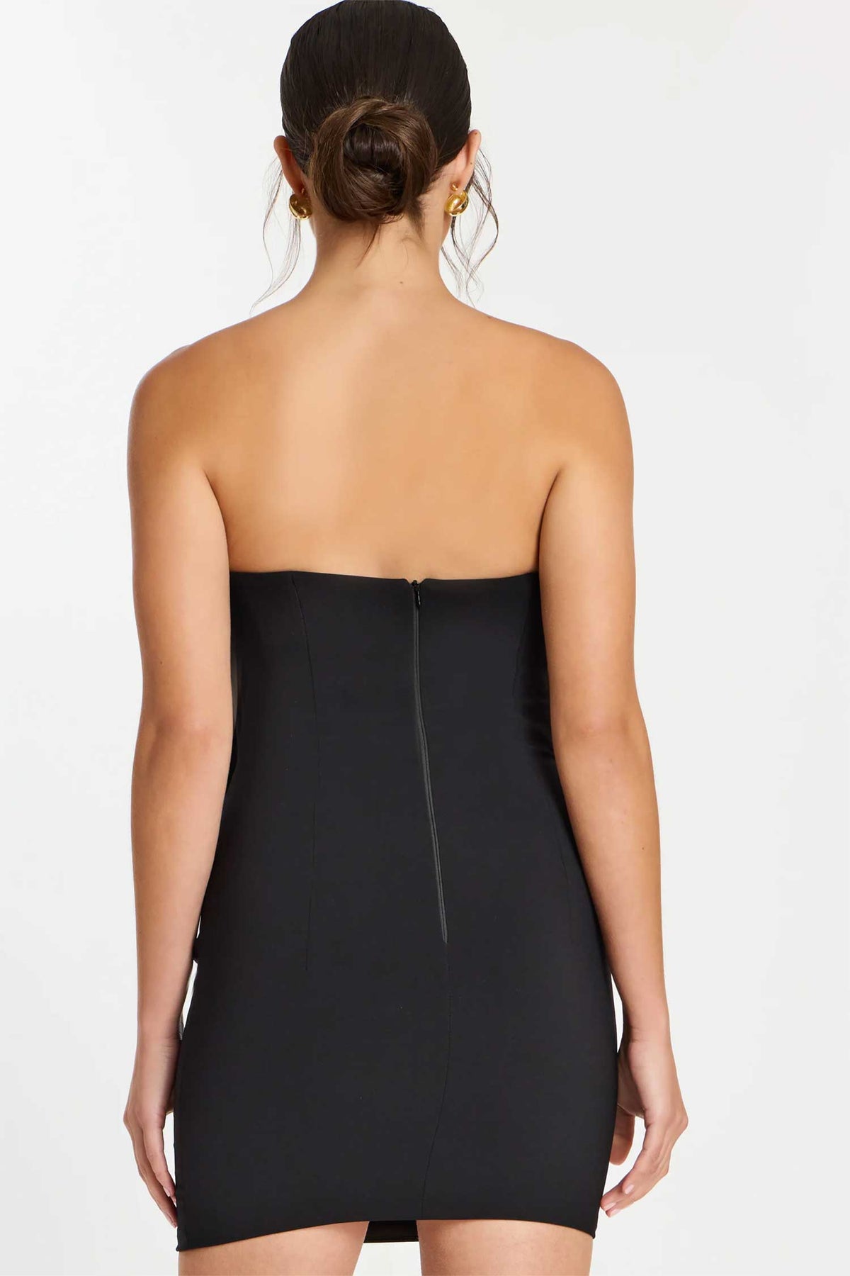 Jovani 45451 - Fitted Strapless Dress with Layered Ruffles