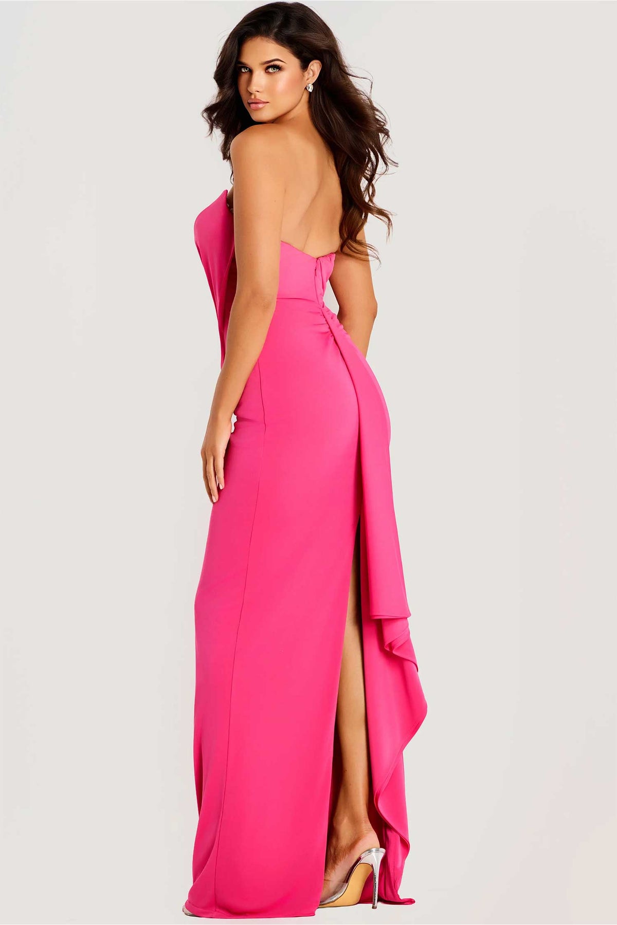 Jovani 47831 - Sweetheart Draped Bodice Long Gown