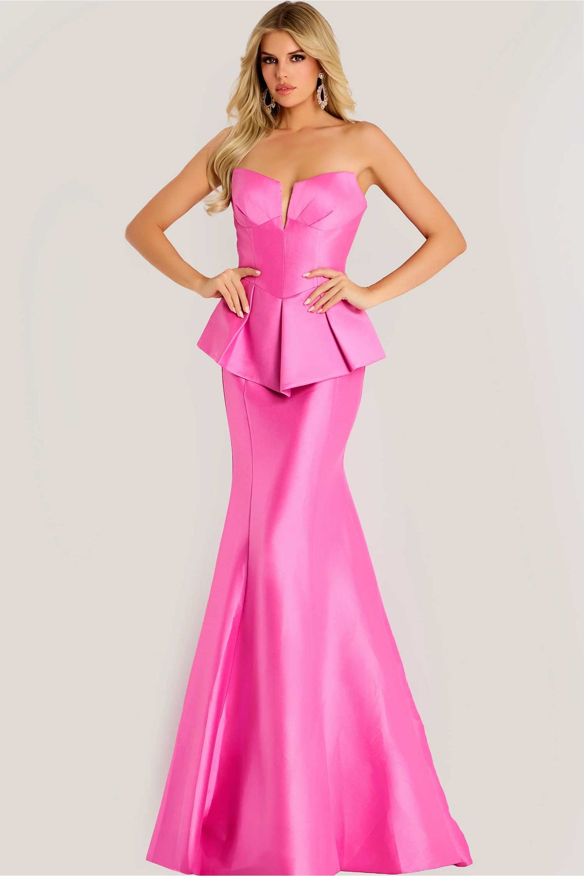 Jovani 49071 - Sculpted Trumpet Sweetheart Evening Gown