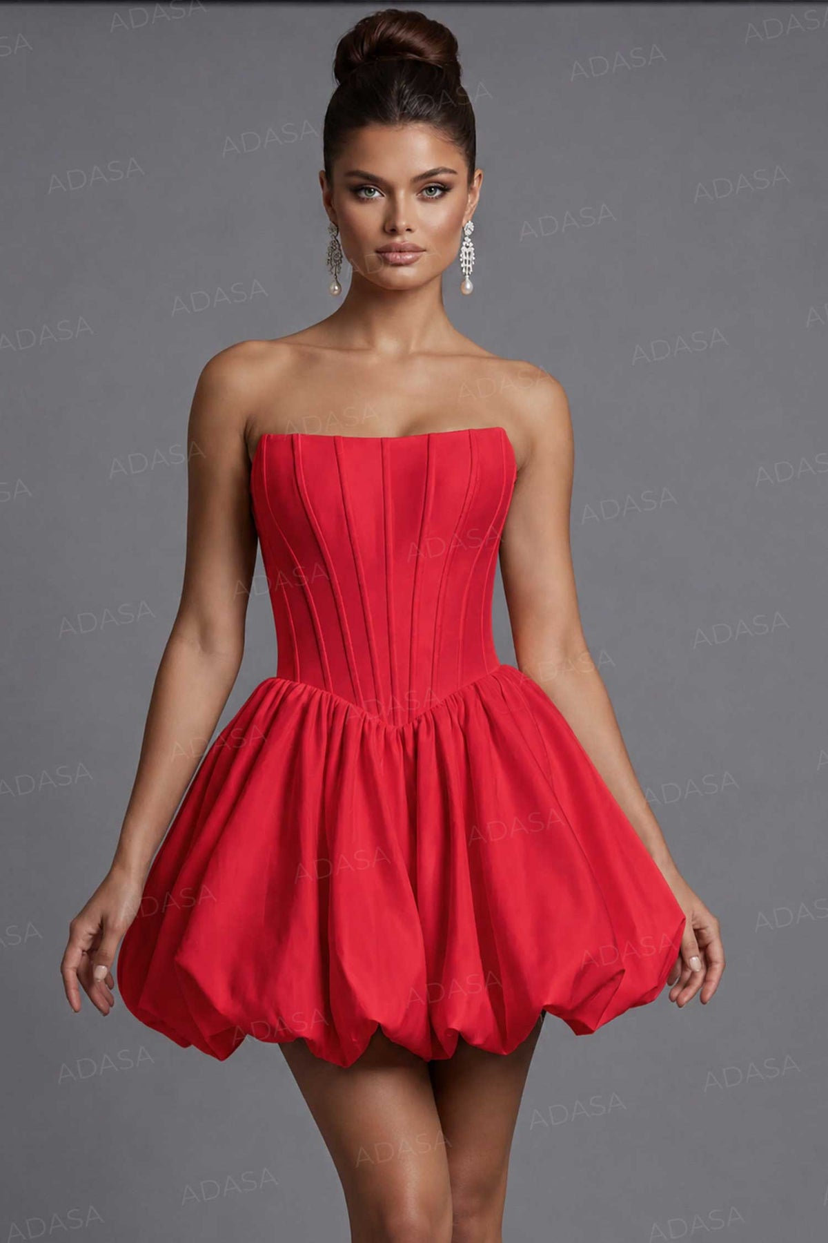 Jovani 51573 - Corset Fit and Flare Mini Dress
