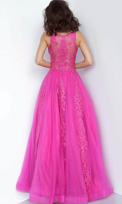 Jovani 59046 - Embroidered A-Line Prom Dress Prom Dresses
