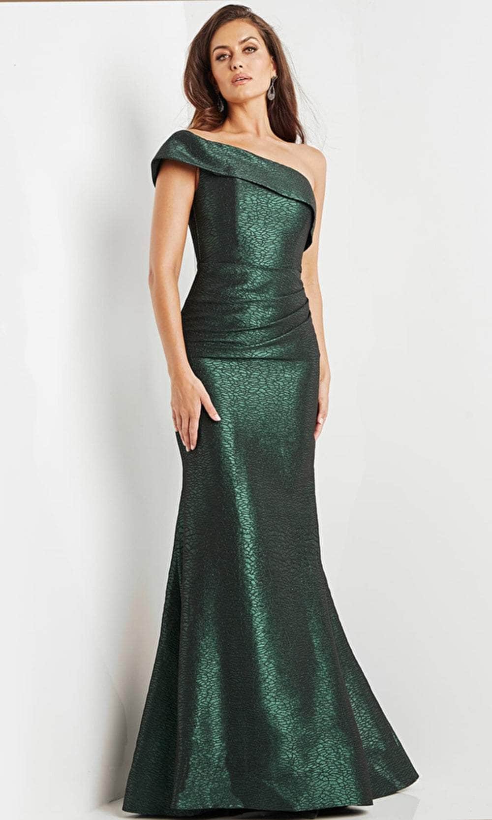 Jovani 9752 - One Sleeve Asymmetrical Evening Dress Prom Dresses