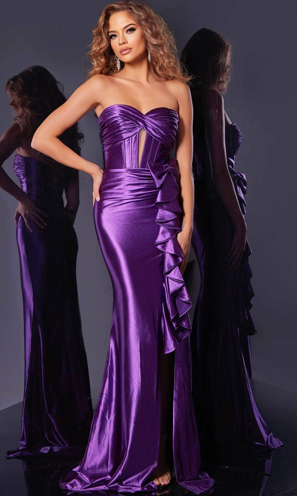 Jovani D5318 - Ruched Sweetheart Prom Gown Prom Dresses