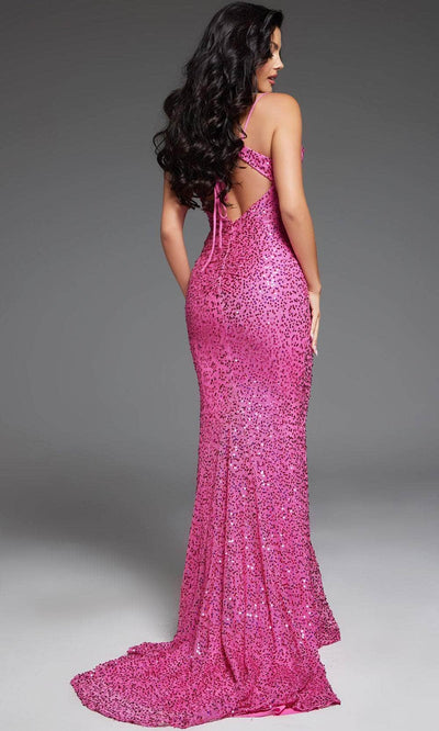 Jovani D5403 - Sequins Sweetheart Neck Prom Gown Prom Dresses