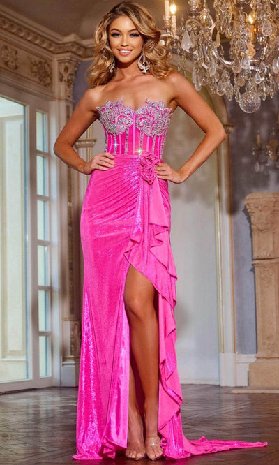 Jovani D6031 - Strappy Cutout Back Prom Gown Prom Dresses