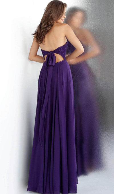 Jovani - Embroidered Halter Dress JVN64114SC - 1 pc Blush In Size 4 Available CCSALE 4 / Blush