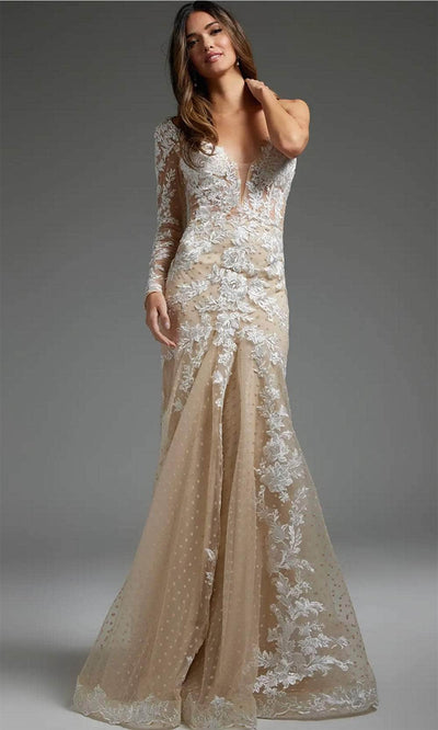Jovani JB06650 - Beaded Lace Bridal Gown Bridal Dresses