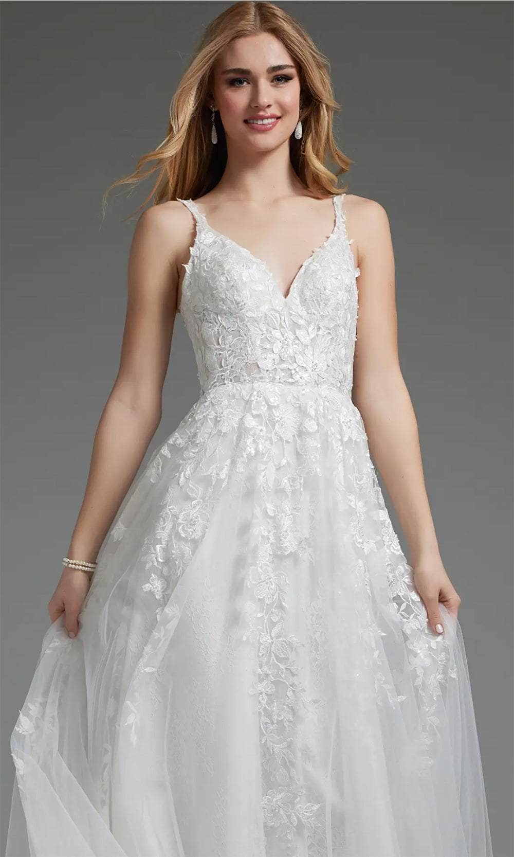 Jovani JB07311 - Embellished Corset Bridal Gown Wedding Dresses