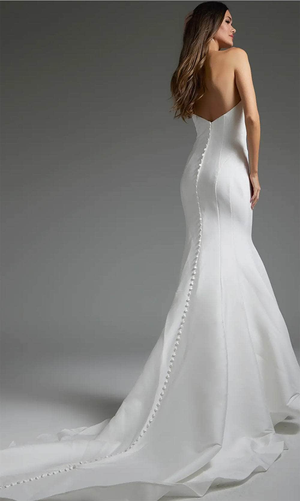 Jovani JB24282 - Draped Mermaid Bridal Gown Wedding Dresses