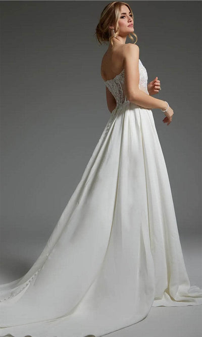 Jovani JB37128 - Illusion Corset Bridal Gown Bridal Dresses