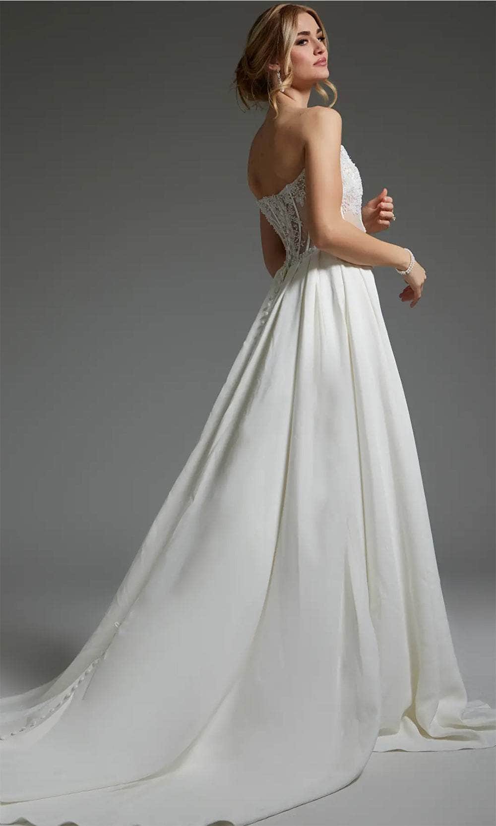 Jovani JB37128 - Corset Overskirt Bridal Gown Bridal Dresses