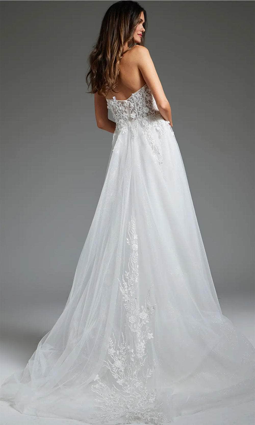 Jovani JB39160 - Applique Corset Bridal Gown Bridal Dresses