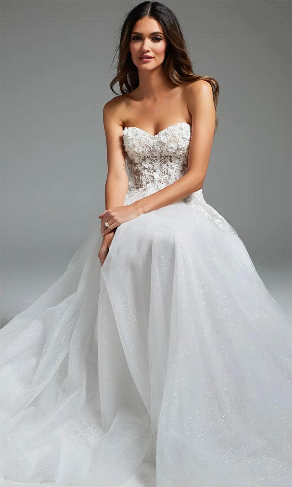 Jovani JB39160 - Applique Ornate Bridal Gown Bridal Dresses