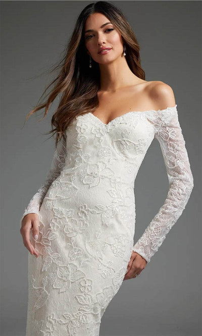 Jovani JB40591 - Long Sleeve Lace Bridal Gown Bridal Dresses