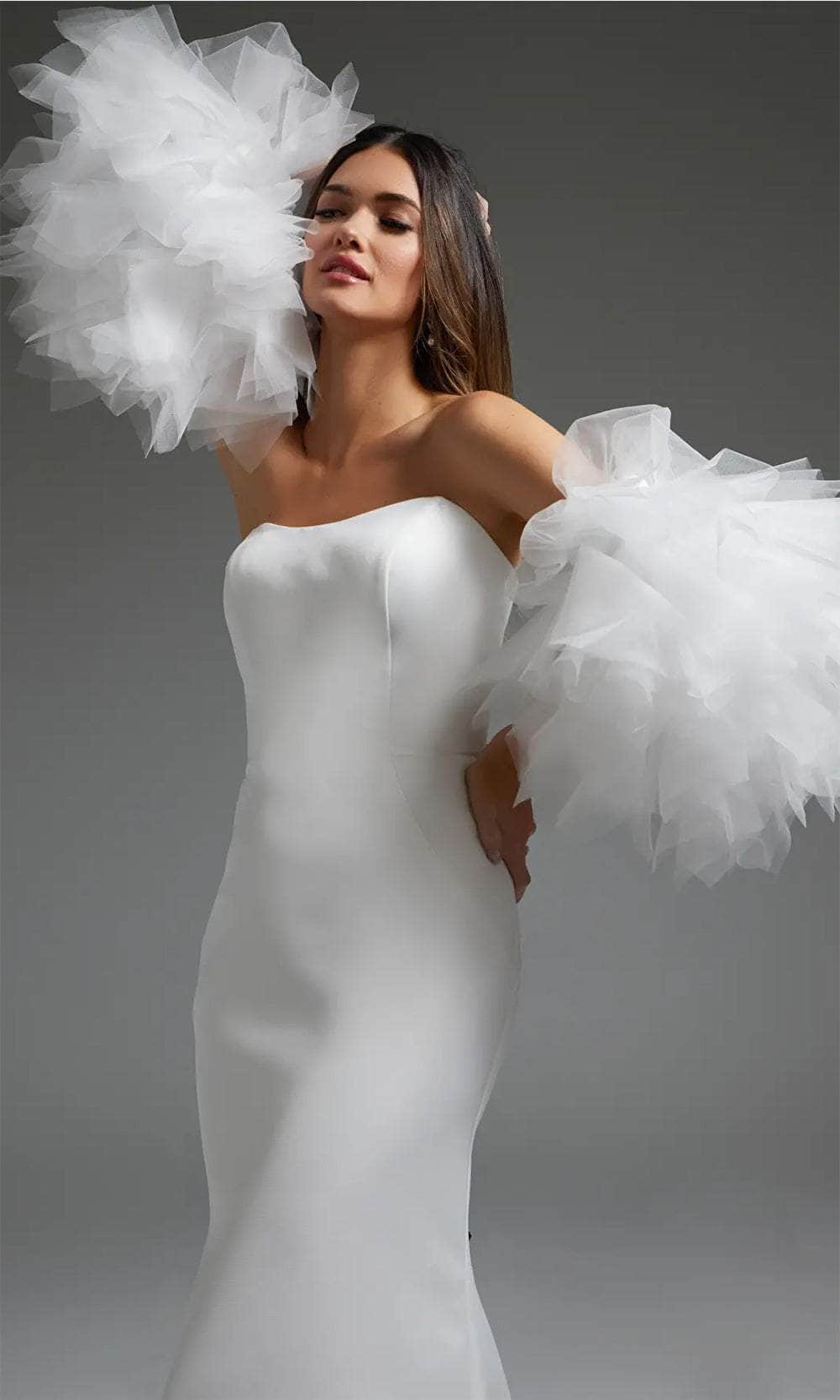 Jovani JB40601 - Strapless Sheath Bridal Gown Bridal Dresses