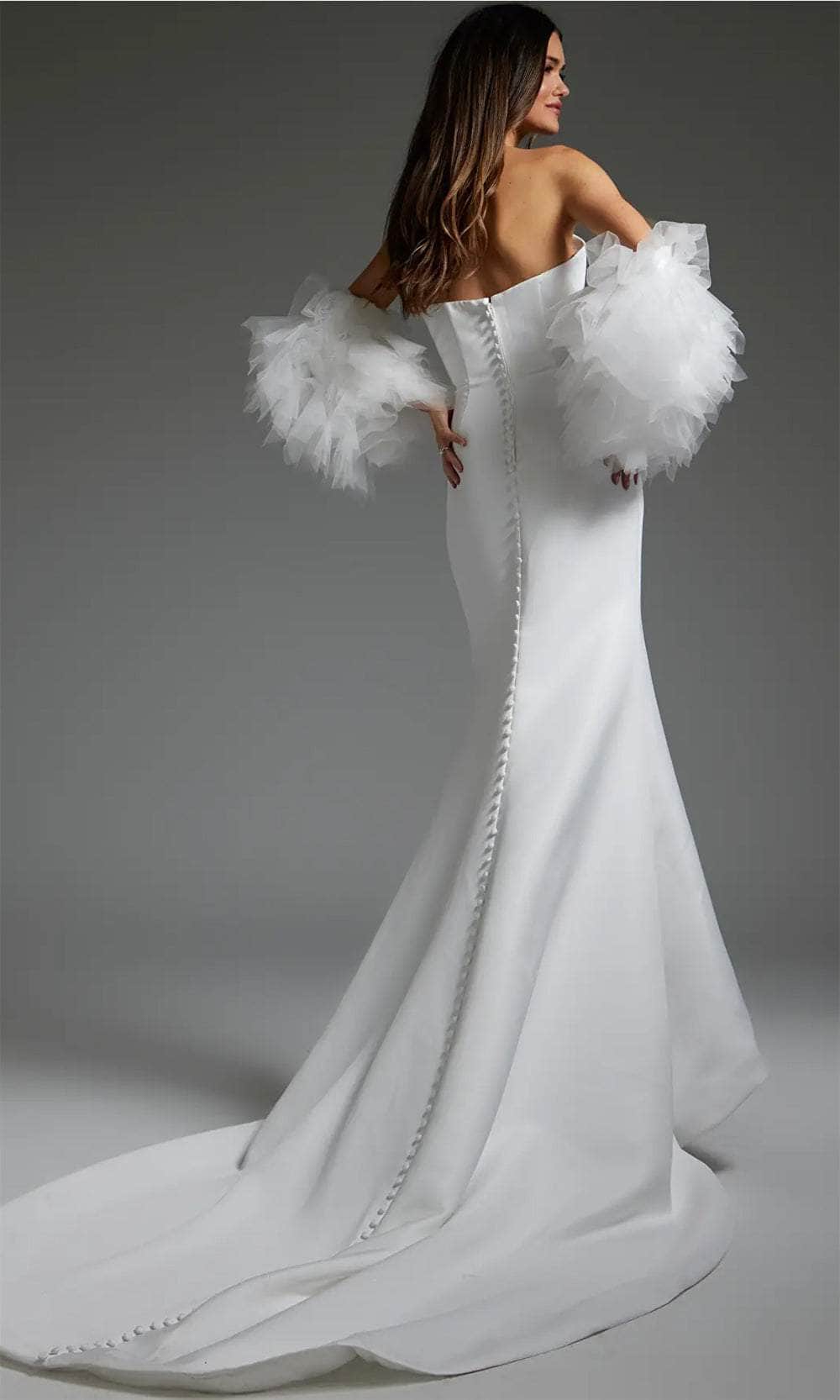 Jovani JB40601 - Strapless Sheath Bridal Gown Bridal Dresses