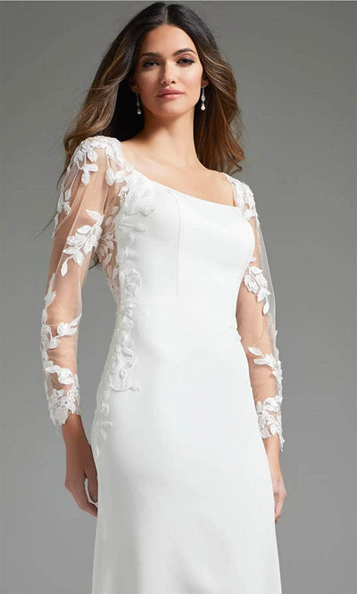 Jovani JB42297 - Illusion Embroidered Back Bridal Gown Wedding Dresses