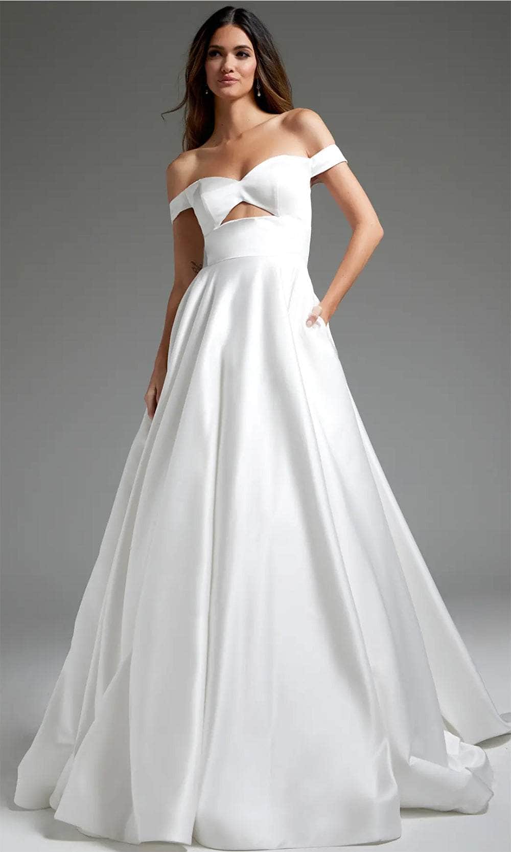 Jovani JB42626 - Sweetheart A-Line Bridal Gown Bridal Dresses 00  Off-White