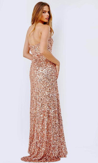 Jovani JVN24201 - Strapless Sequin Prom Gown Prom Dresses